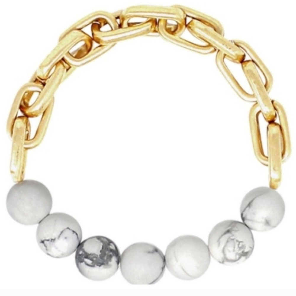 Womens Jewelry Accessories Howlite Stone Bracelet